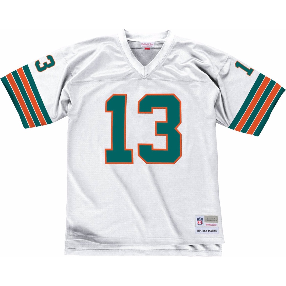 Mitchell & Ness, Herren, Sportshirt, NFL Legacy Jersey Miami Dolphins 1984 Dan Marino (M), Weiss, M