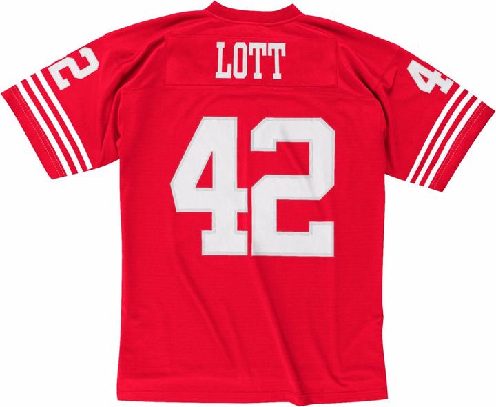 Actual product image Mitchell & Ness NFL Legacy Jersey San Francisco 49Ers 1990 Ronnie Lott (XXL)