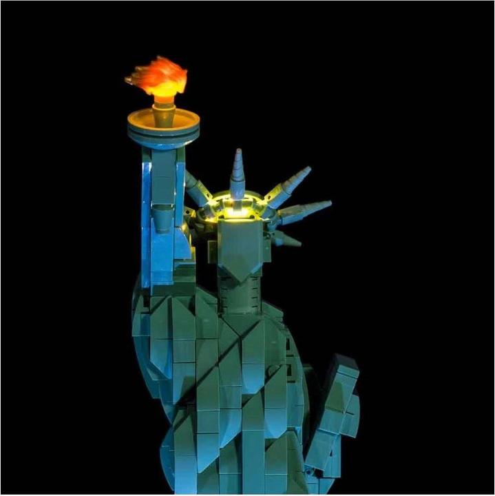 Actual product image Light my bricks LED Light Set for LEGO Statue of Liberty