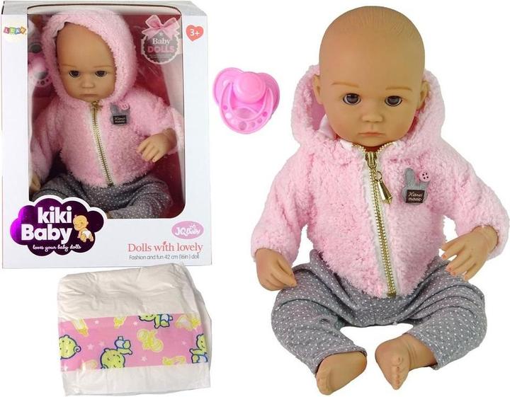 Image du produit Lean Toys Poupée bébé, accessoires bébé, sucette bébé