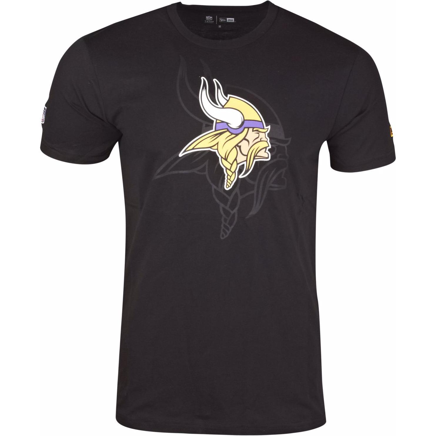 New Era, Herren, Shirt, NFL Minnesota Vikings 2.0, Schwarz, (M)