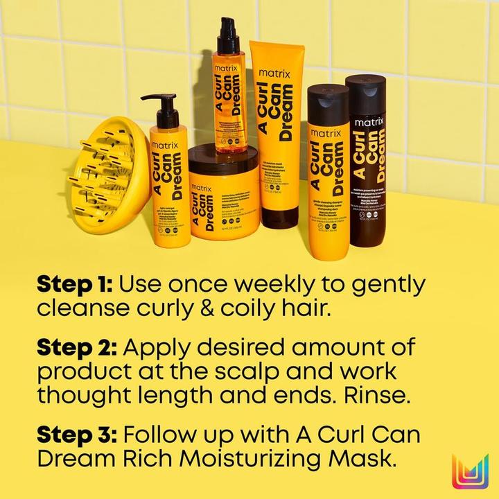 Actual product image Matrix Total Results A Curl Can Dream Shampoo For Curls & Coils - Shampoo - 300ml (Liquid shampoo, 300 ml)
