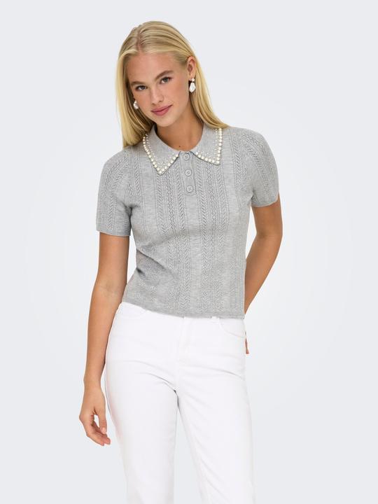 Produktbild Only Normal geschnitten Polokragen Strickoberteil Polo (XS)