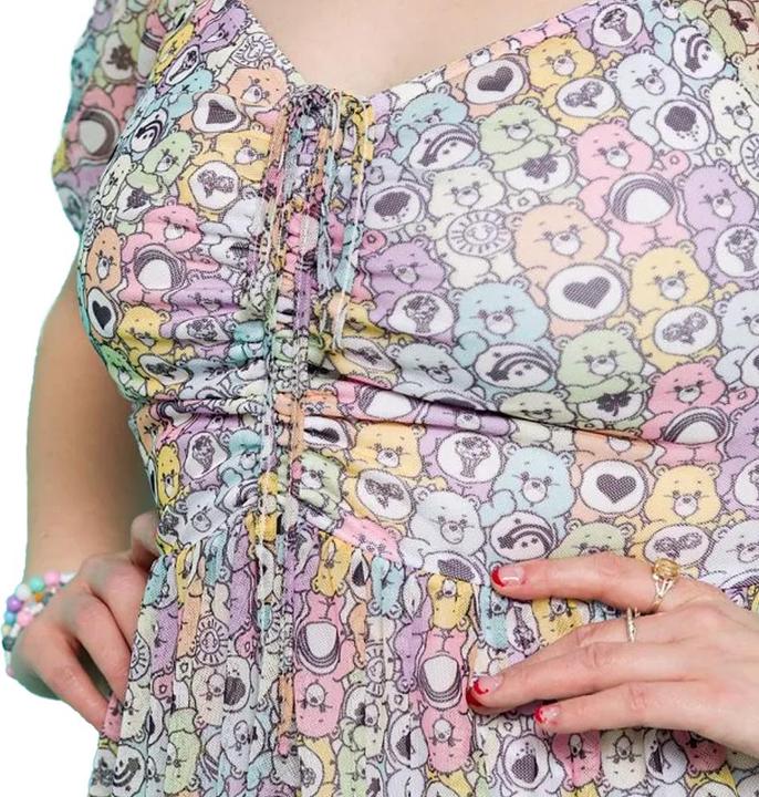 Produktbild Hype Kleid mit ausgestelltem Rock Netzmaterial (L)