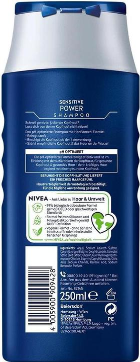 Actual product image NIVEA MEN Intensive Schutzcreme Dose (Liquid shampoo, 250 ml)