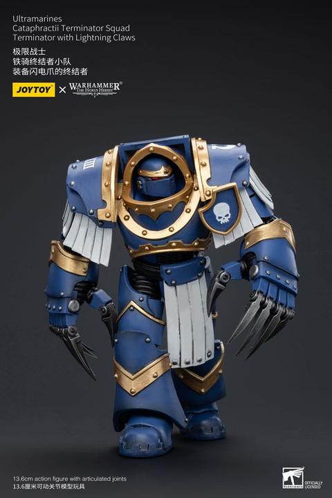 Produktbild Joy Toy Warhammer The Horus Heresy Actionfigur 1/18 Ultramarines Cataphractii Terminator Squad Terminator wi