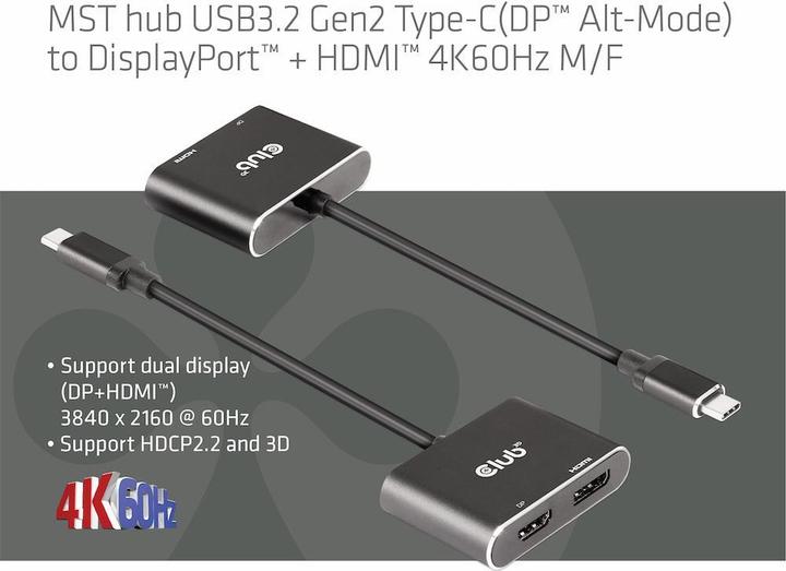 Produktbild Club 3D Usb-Hub (USB, 5.90 cm)