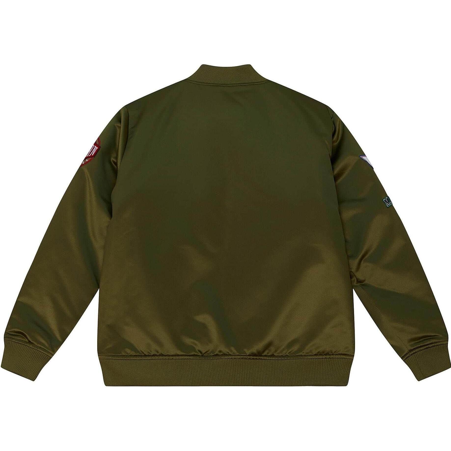 Thumbnail - Mitchell & Ness, Herren, Jacke, M&N Satin Bomber Jacke - FLIGHT Dallas Mavericks - XL (XL), Schwarz, XL