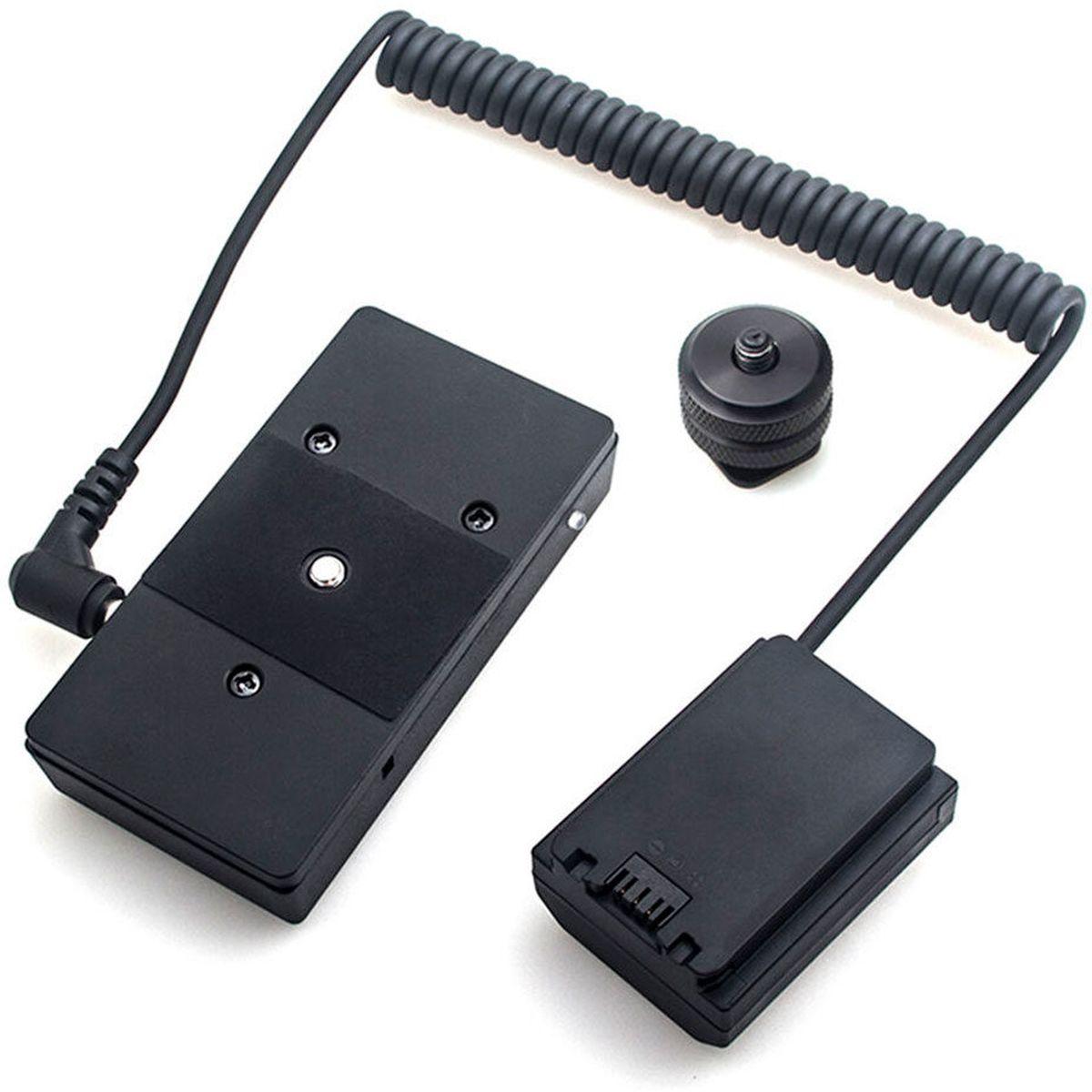 Caruba Batteria fittizia Sony NP FZ100 a decodifica completa + soffietto per batteria F970 (cavo a molla) (Adattatore per la batteria della fotocamera