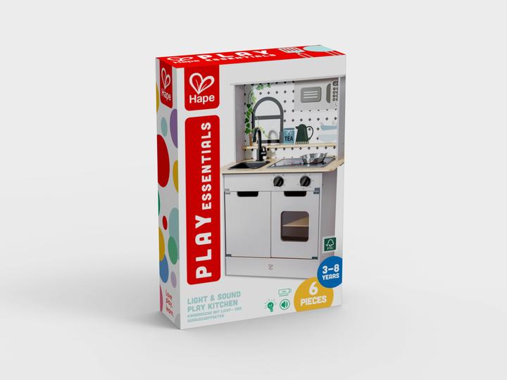 Produktbild Hape Kitchen Playset with Light & Sound warm beige gray