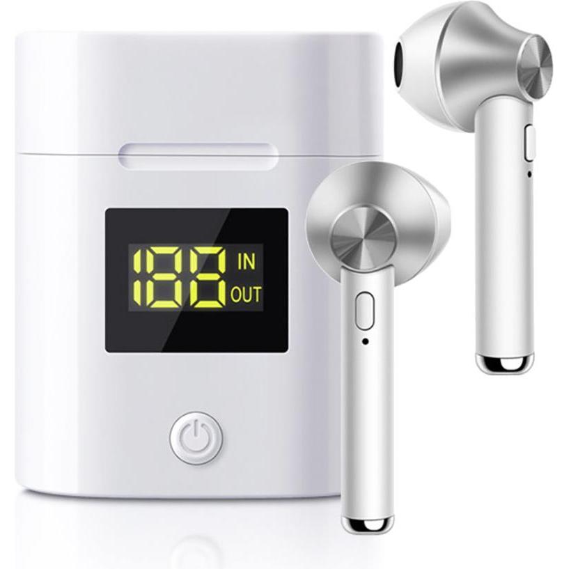 EKO TWS Bluetooth 5.0 Kopfhörer Modell JeezPro (4 h, Kabellos), Kopfhörer, Grau