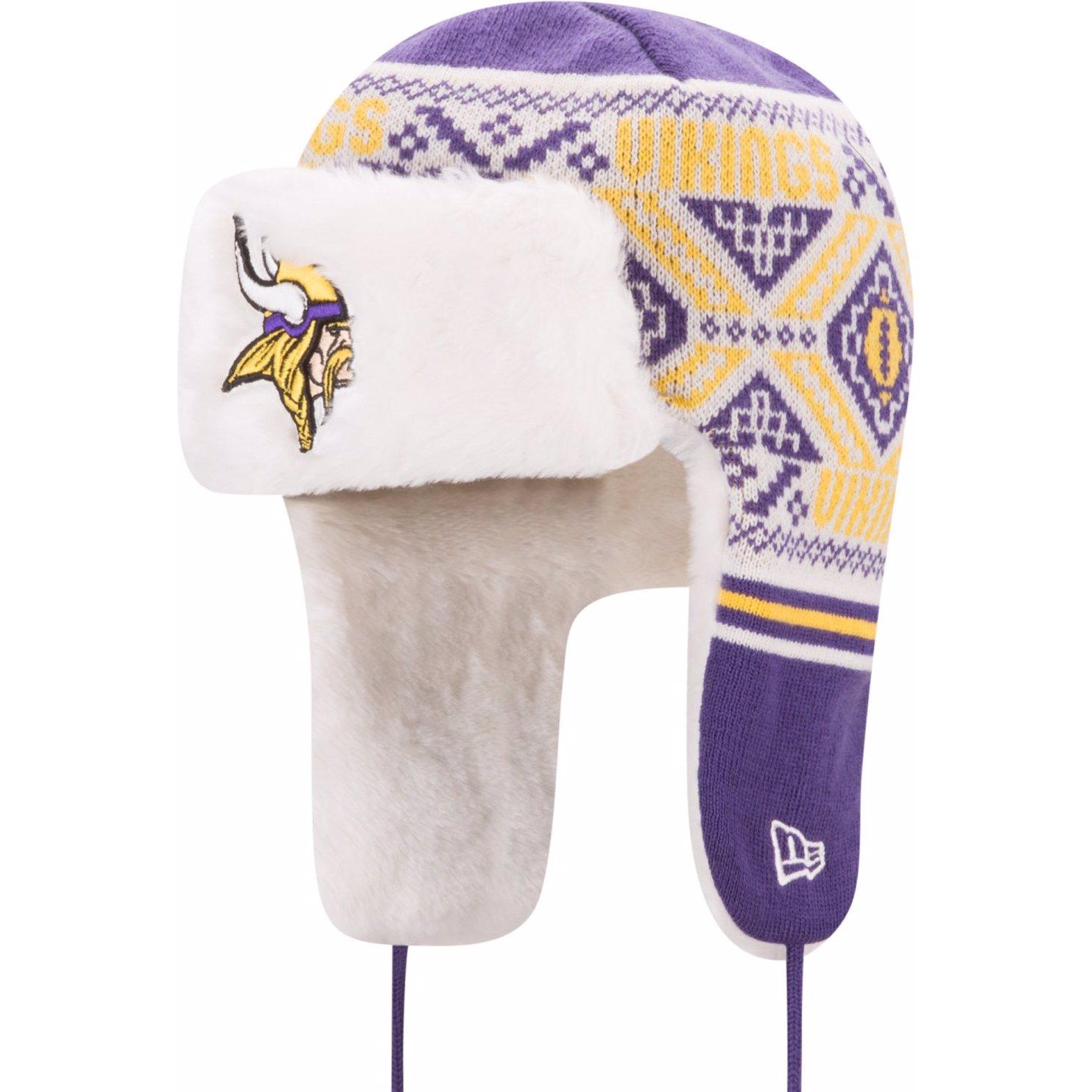 New Era, Herren, Mütze, NFL Team Mit Kunstpelz Festive Trapper, Mehrfarbig, (One Size)