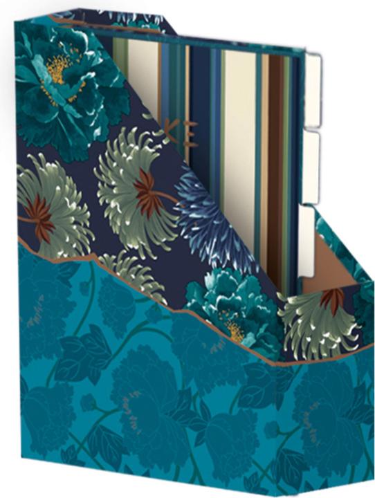 Image du produit Clairefontaine K3 blue, Set de 3 pochettes à onglets 22x31 cm, ass. - A motifs (22 x 31 cm, 1 x)