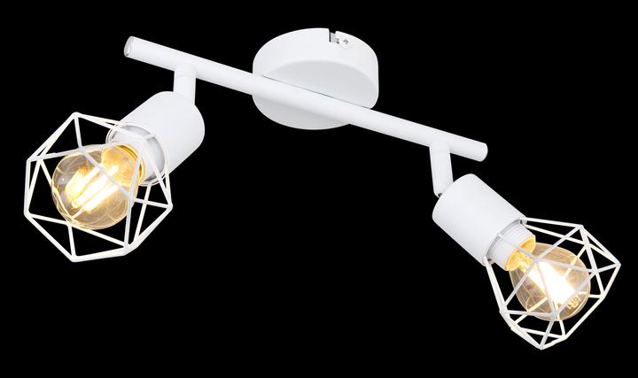 Actual product image Globo Spotlight Xara I white 2xE14 (E14)