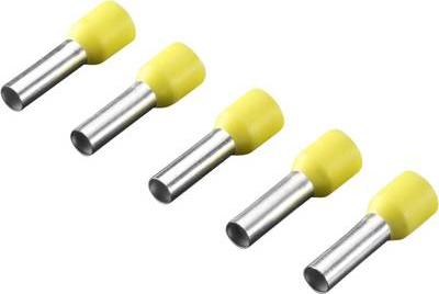 Actual product image Rittal 4050.736 Wire end ferrule 1 x 6 mm² x 12 mm Partially insulated Yellow 100 pcs.