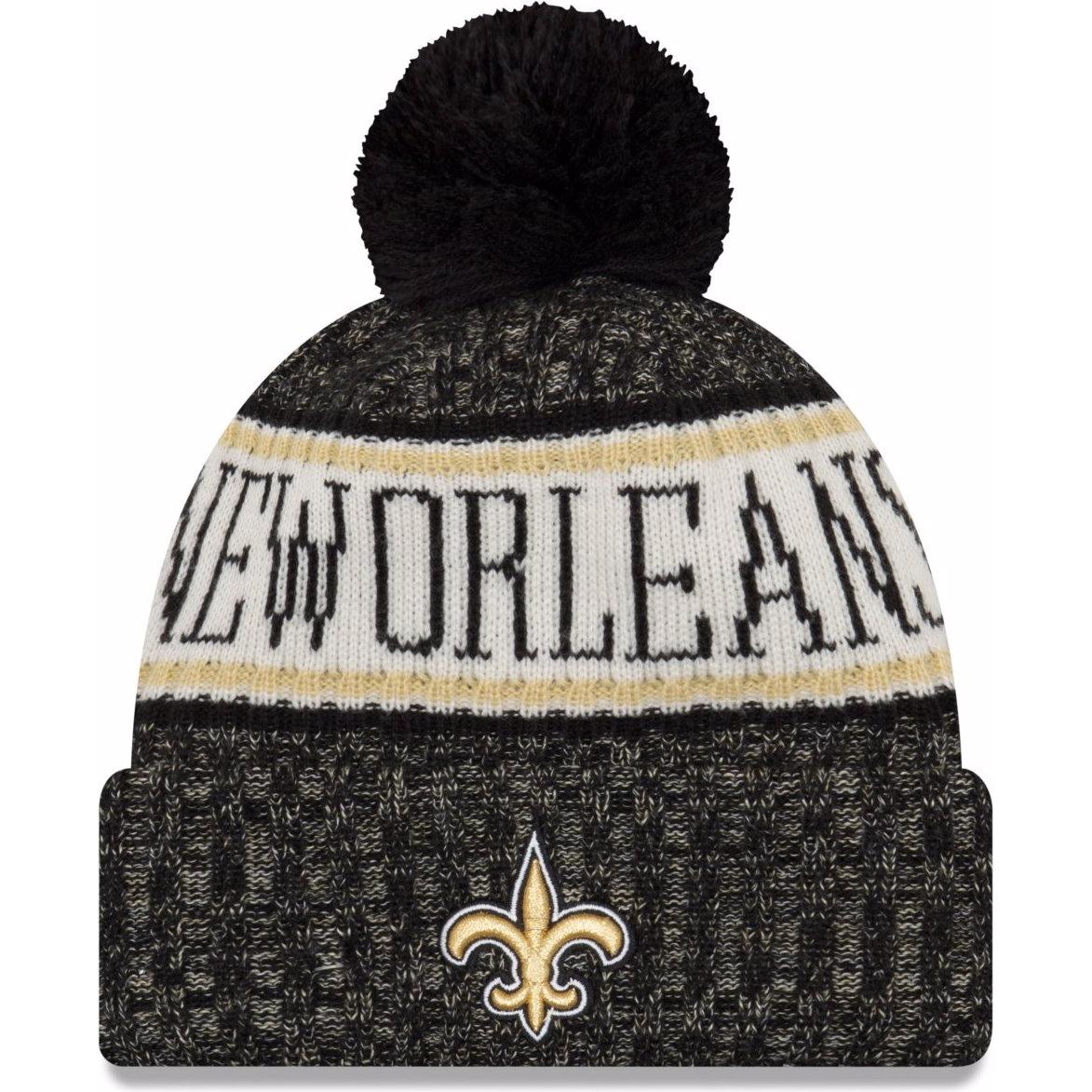 New Era, Herren, Mütze, NFL Sideline Bobble New Orleans Saints, Mehrfarbig