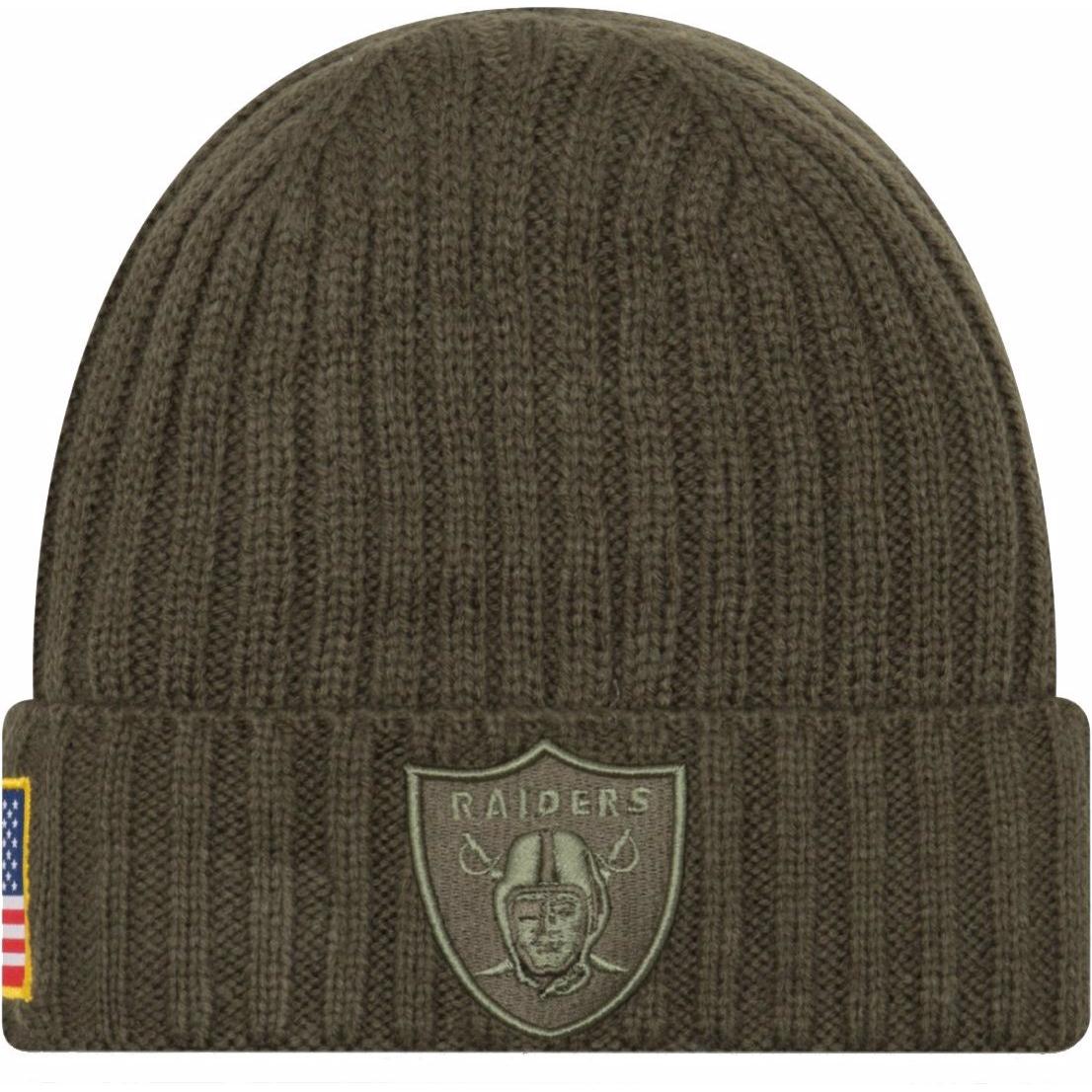 New Era, Herren, Mütze, Salute To Service Oakland Raiders, Grün