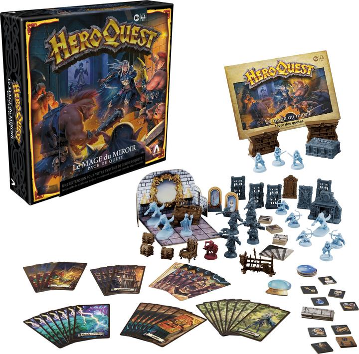Produktbild Hasbro Gaming HeroQuest / Die Spiegelmagierin Abenteuerpack / Erweiterungsset (Französisch, 2 - 5 Spieler)