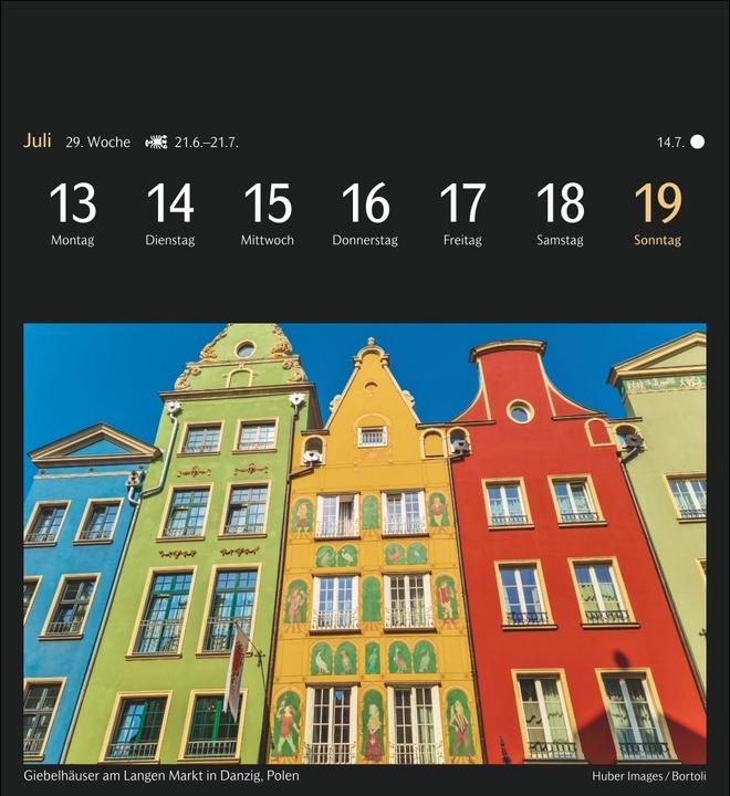 Image du produit Harenberg Die Welt in Farben Postkartenkalender 2026 - Kalender mit 53 Postkarten (Couverture rigide, Allemand)