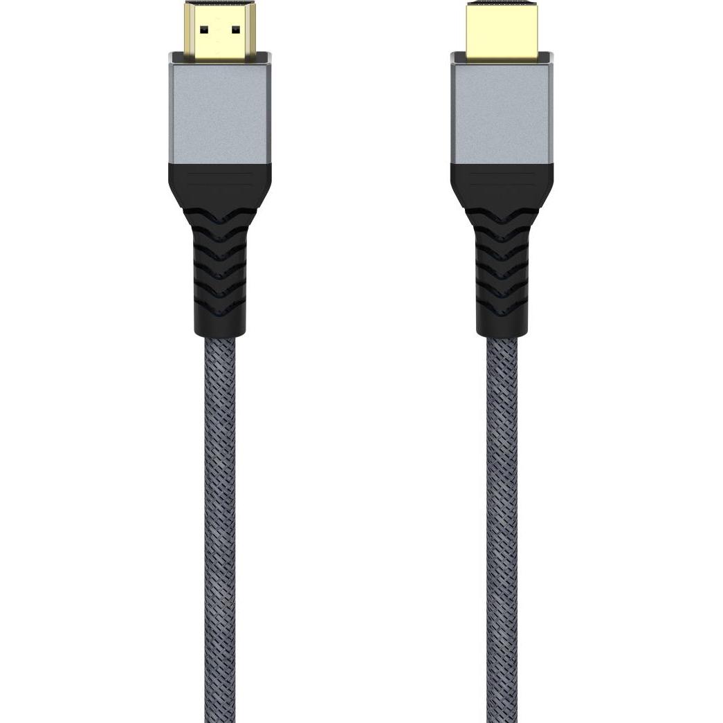 Hama Ultra High Speed HDMI™-Kabel, zertifiziert, Stecker-Stecker, 8K, Metall, 3m (3 m, HDMI), Video Kabel