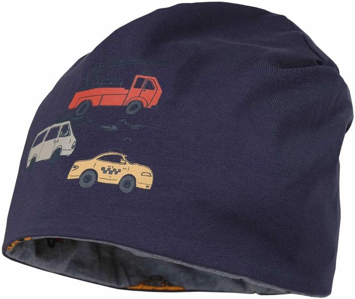 Actual product image Maximo Mütze Beanie reversible Cars Gr. 55 - 57 (55 - 57)