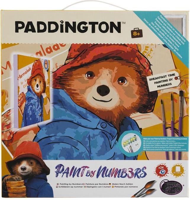 Produktbild Craft Buddy Breakfast Time, 30x30cm Paint By Numbers Kit - Paddington