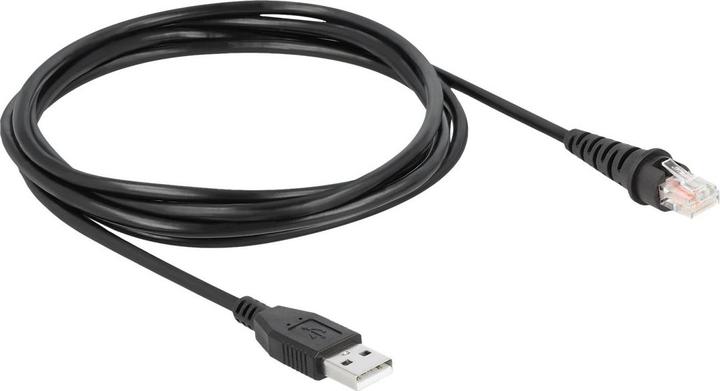 Produktbild Delock RJ50 zu USB 2.0 Typ-A Barcodescanner Kabel 1,5 m (1.50 m, USB 2.0)