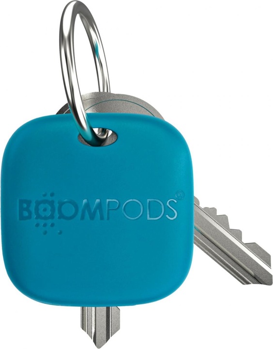 Produktbild Boompods Boomtag Rechargeable Duo Pack Blue & Black (iOS)