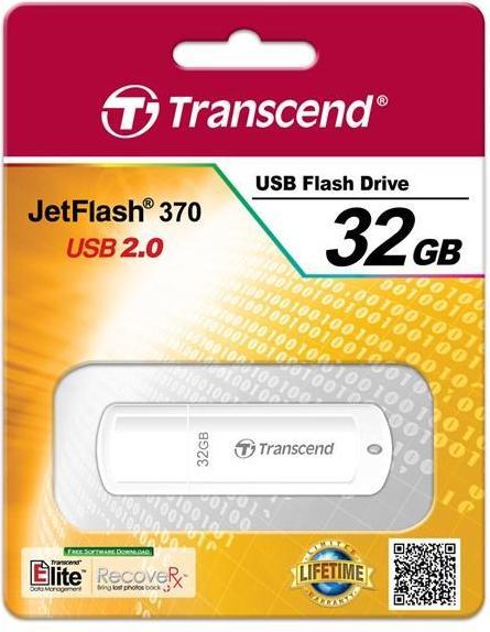 Produktbild Transcend 32GB USB2.0 Pen Drive Classic White (32 GB, USB-A)