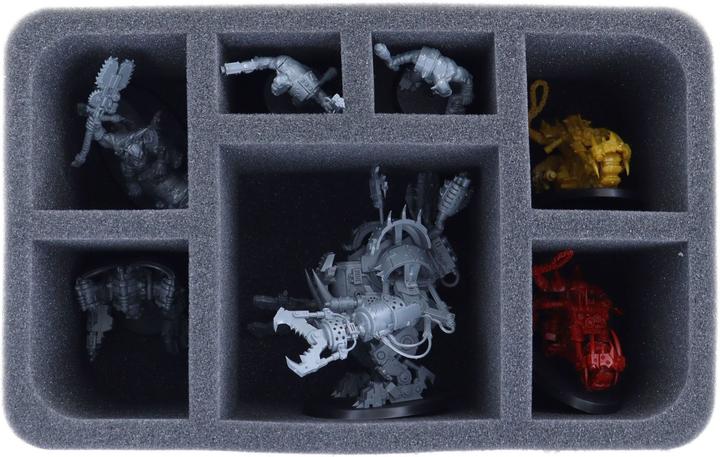 Actual product image Feldherr HS120A017 Foam insert for orcs - 7 compartments (Foam material)
