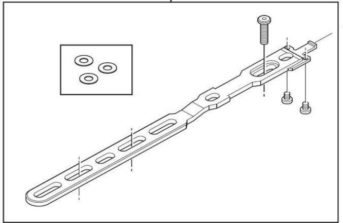 Produktbild Shimano Halteschiene SM-BMR1 Lang inkl. Befestigungsschrauben