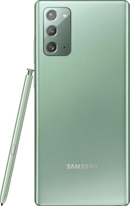 Produktbild Samsung Galaxy Note 20 EU (256 GB, Mystic Green, 6.70", Dual SIM, 12 Mpx, 4G)