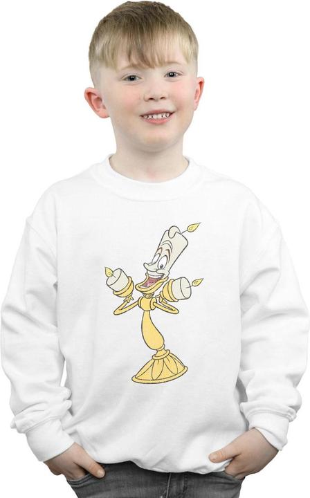 Produktbild Disney Beauty And The Beast Lumiere Distressed Sweatshirt Jungen (128)
