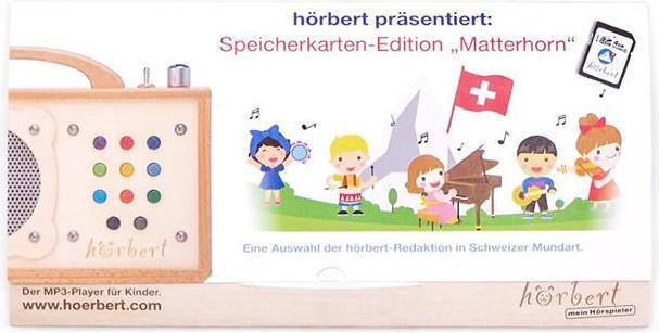 Hörbert 4 GB SDHC Schwiizerdütschi Spichercharte Matterhorn (4 GB, SDHC)