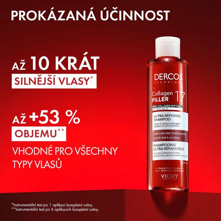 Actual product image Vichy Dercos C17 Shampoo Ultra-Reparierend (Liquid shampoo, 200 ml)