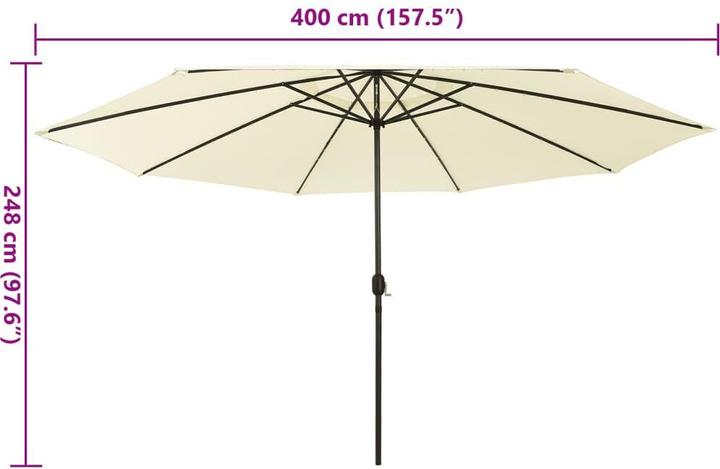 Immagine prodotto vidaXL Sonnenschirm (4 m)