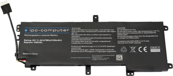 Produktbild IPC VS03XL (3 Zellen, 4150 mAh)
