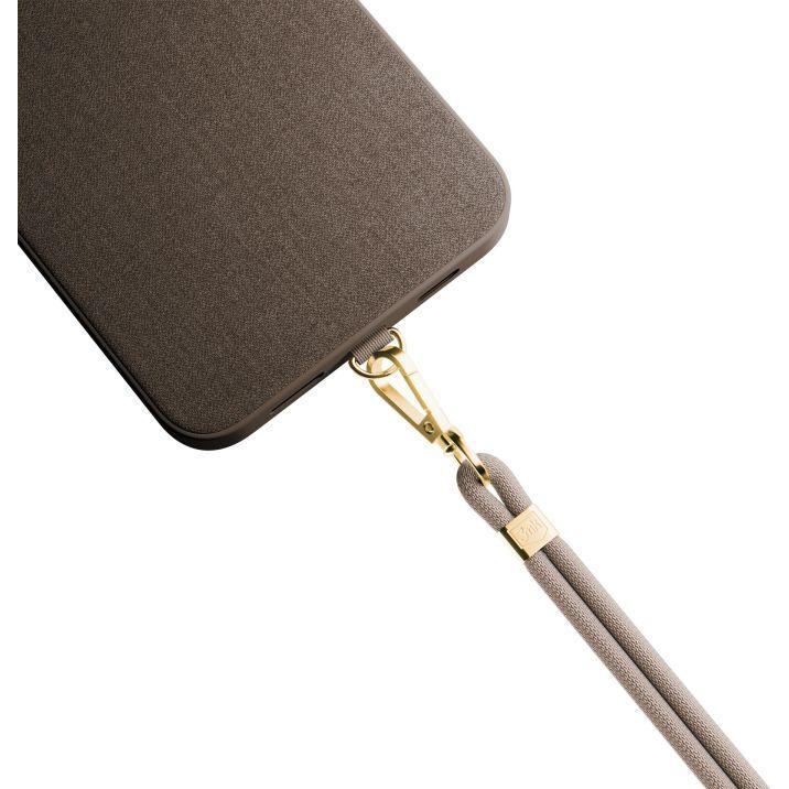 3MK EasyClip Elite Taupe (gold) Smycz do telefonu, Weiteres Smartphone Zubehör, Gold, Braun