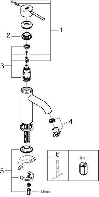 Image du produit Grohe Essence Mitigeur monocommandé pour lavabo S-Size