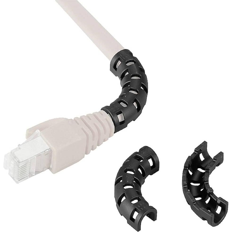 Weidmüller IE-CABLE-BENDER-90 Cavo Ethernet industriale 2704480000, Cavo + Spina elettrica, Nero