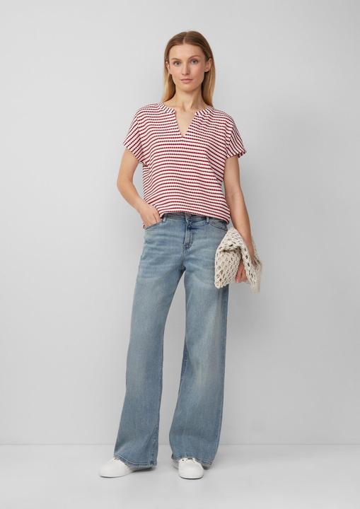 Immagine prodotto S.Oliver T-Shirt Strukturiertes T-Shirt im O-Shape (38)