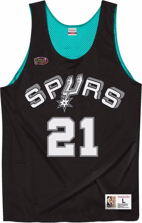 Mitchell & Ness Omkeerbare trui San Antonio Spurs Tim Duncan (S)