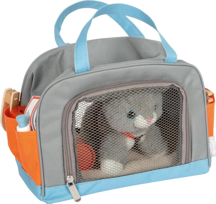 Actual product image small foot Katze mit Tasche und Pflege-Set (18 cm)