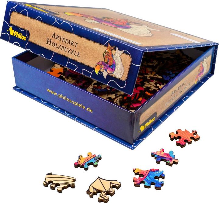 Image du produit Philos Artefakt Puzzle en bois 2 en 1 renard (143 pièces)
