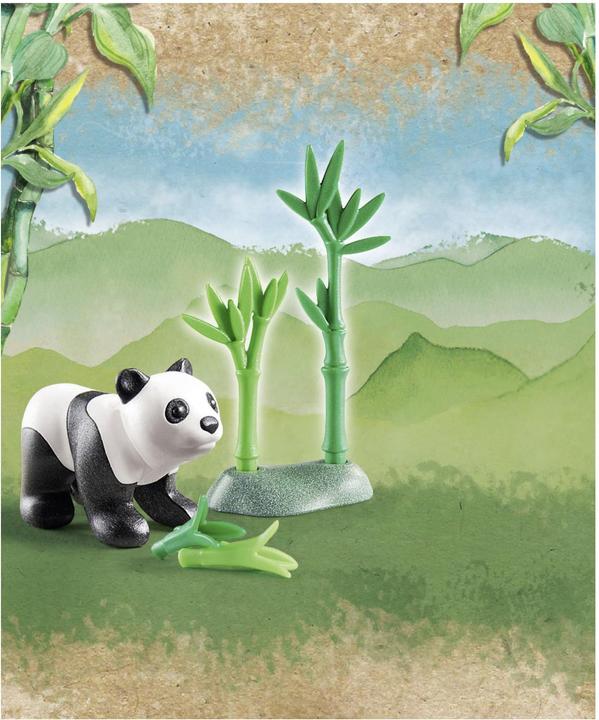 Actual product image Playmobil 71072 Young panda (71072, Playmobil Wiltopia)