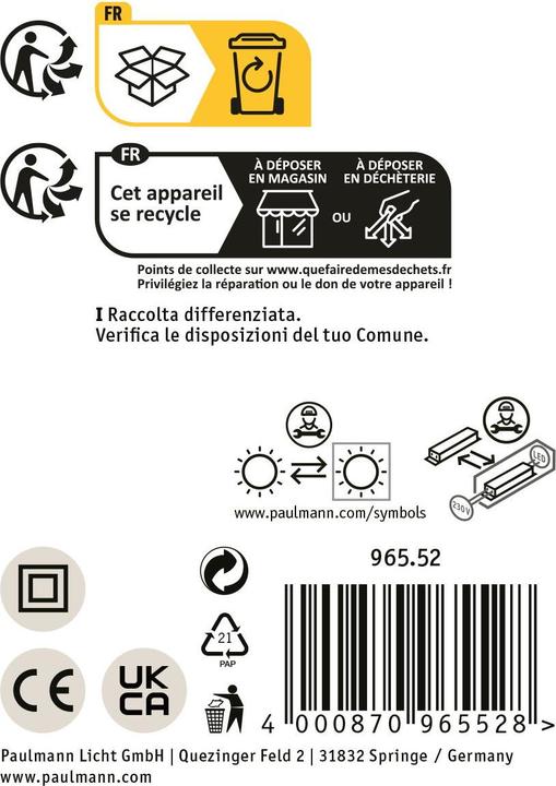 Produktbild Paulmann PAUL LED-Stromschienenstrahler (2800 lm)