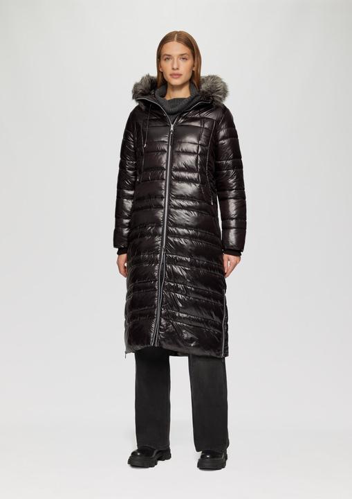 Immagine prodotto S.Oliver Outdoor-Mantel Steppmantel mit abnehmbarem Kunstfell-Kragen