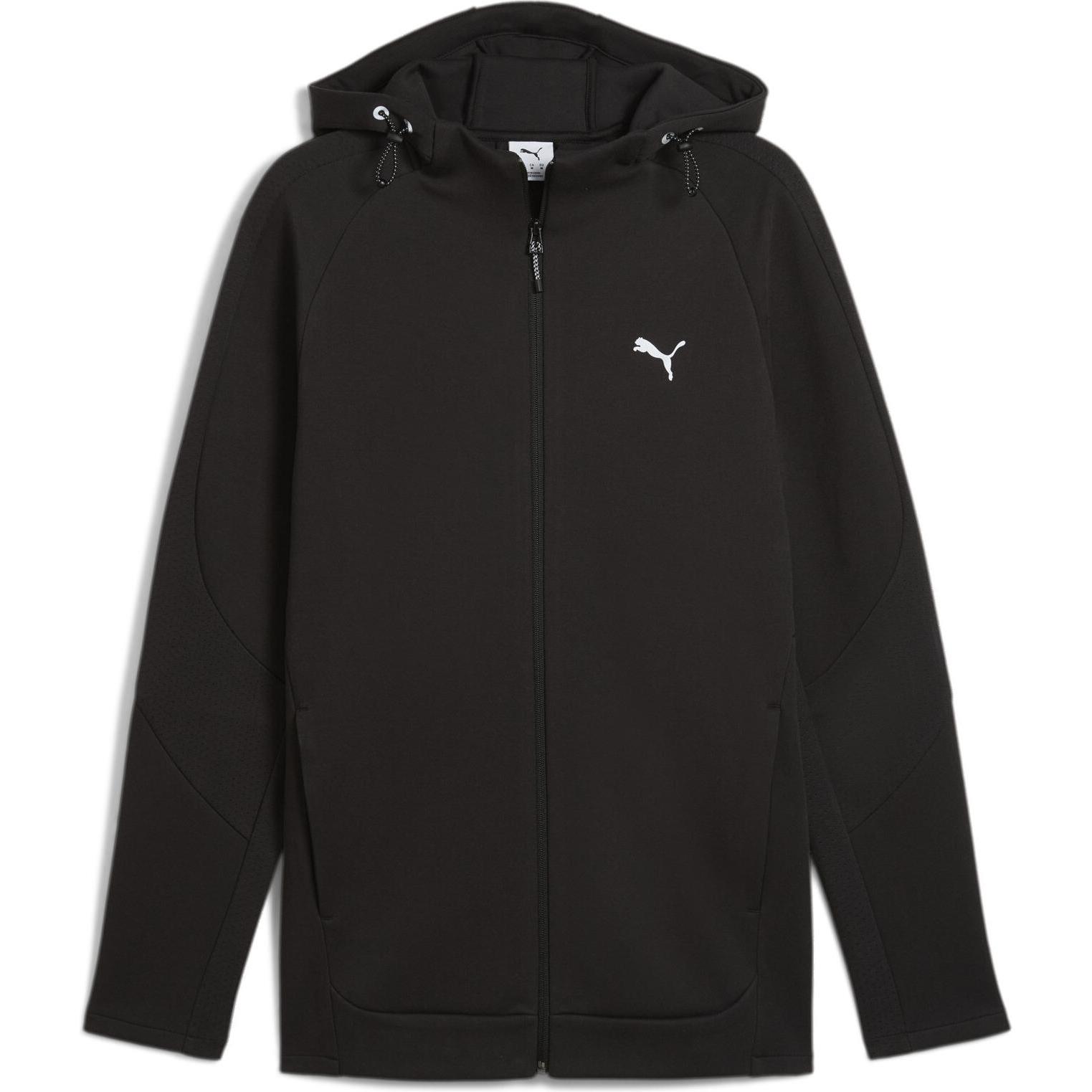 Puma, Herren, Pullover, EVOSTRIPE Full-Zip Hoodie DK, Braun, (L)
