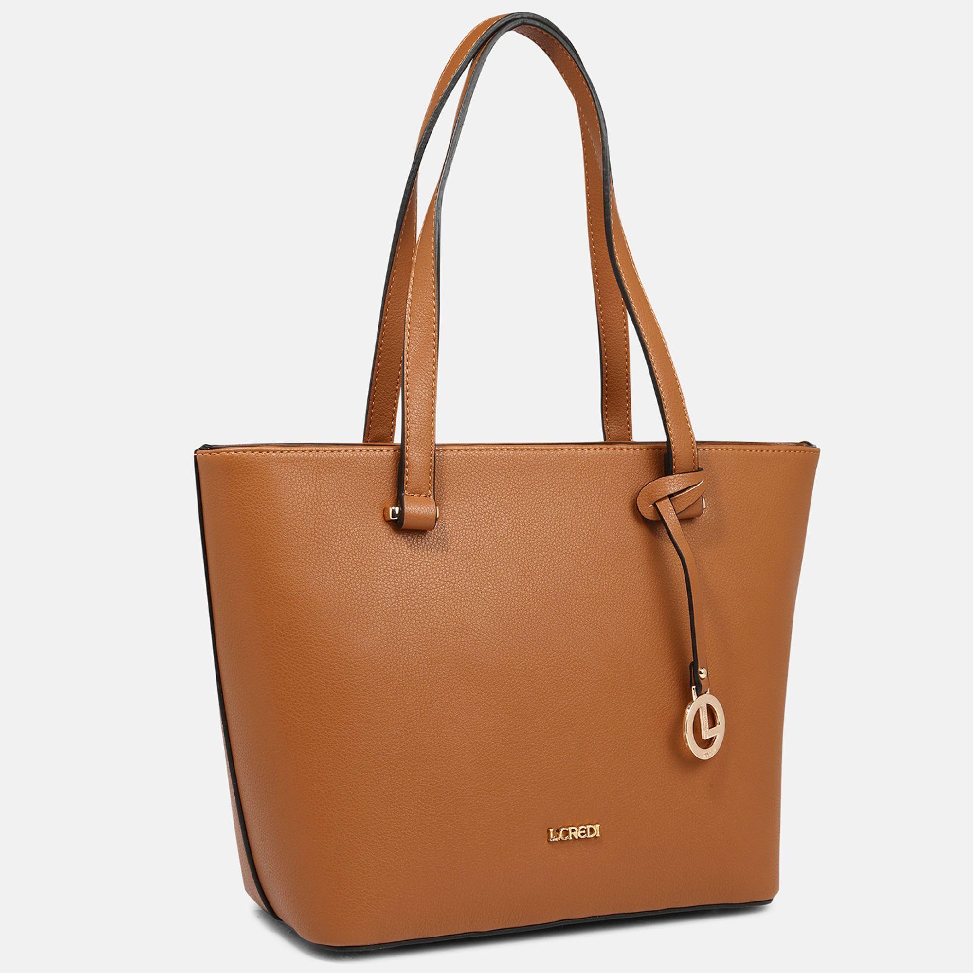 Thumbnail - L.Credi, Tasche, Filippa Shopper Tasche 35 cm, Braun, (10 l)