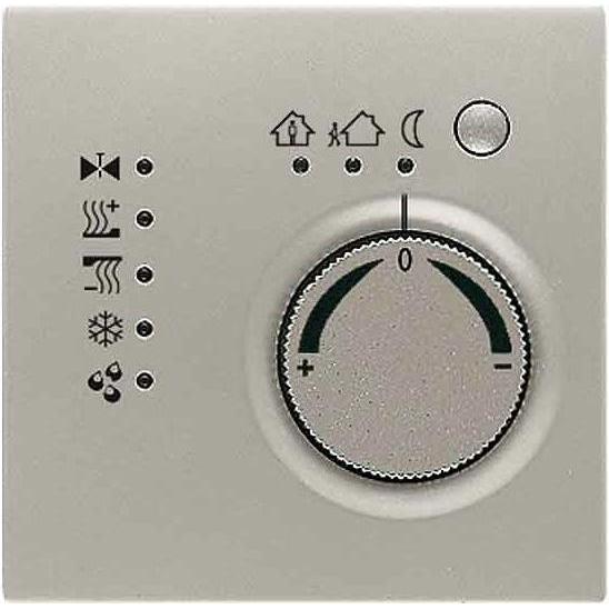 Thumbnail - JUNG Raumtemperaturregler UP LS KNX alu mt AL2178TS, Thermostat, Silber
